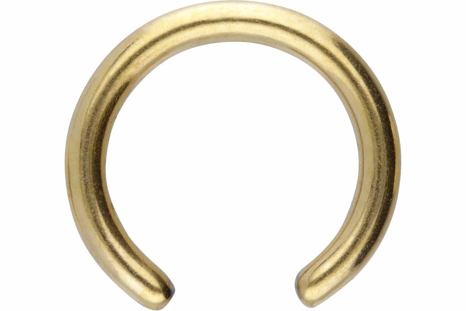 Chirurgenstahl Klemmkugelring Piercing ohne Kugel